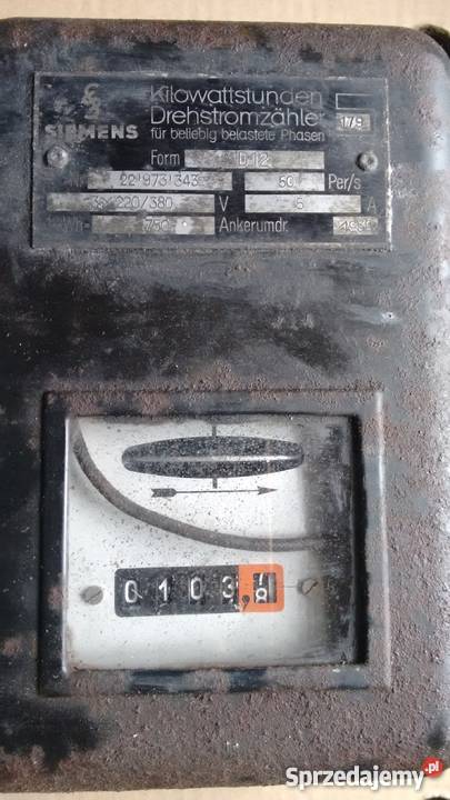Licznik energii elektrycznej Simens 1939r 657