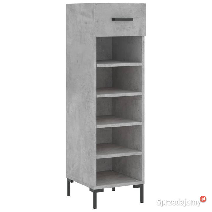 Szafka na buty szarość betonu 30x35x105 WM829680 mazowieckie Warszawa sprzedam