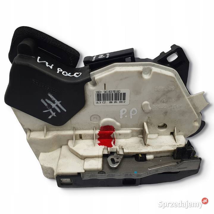 ZAMEK DRZWI PRAWY PRZÓD Vw Polo V 6R przód Części samochodowe Chełm