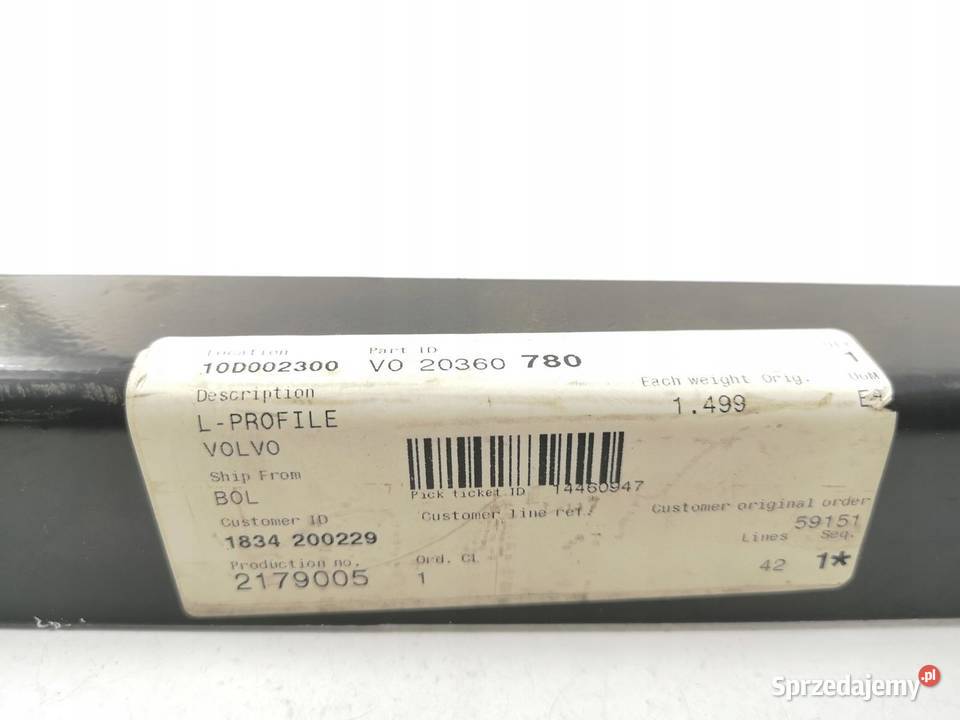 WSPORNIK GÓRNEGO STOPNIA VOLVO FH12 0406 osobowe sprzedam