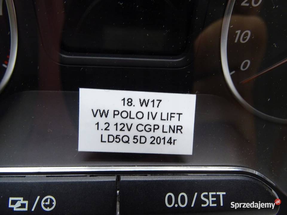 LICZNIK ZEGARY ZEGAR VW POLO V 6R 12 TSI 12V