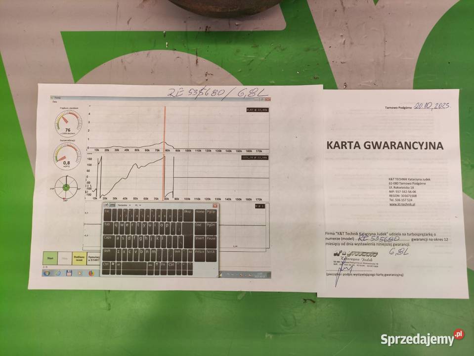 Turbosprężarka silnika JD6068 BorgWarner wielkopolskie
