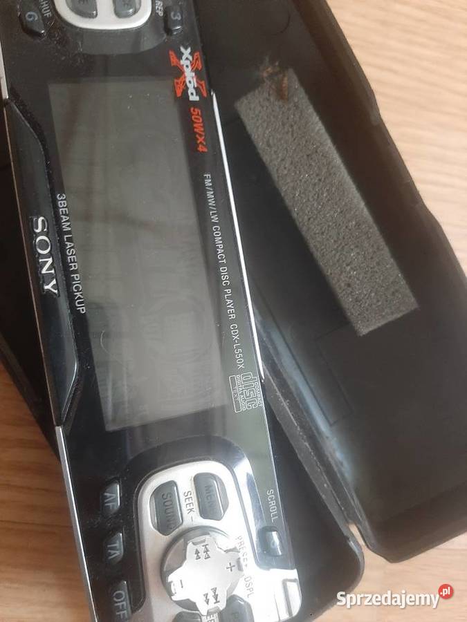 Sony CDXL550X Xplod panel przedni etui sprawny Sony podkarpackie