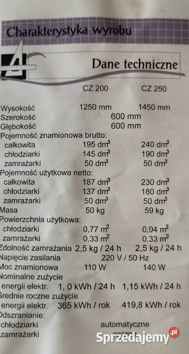 Chłodziarko zamrażarka Polar Lublin