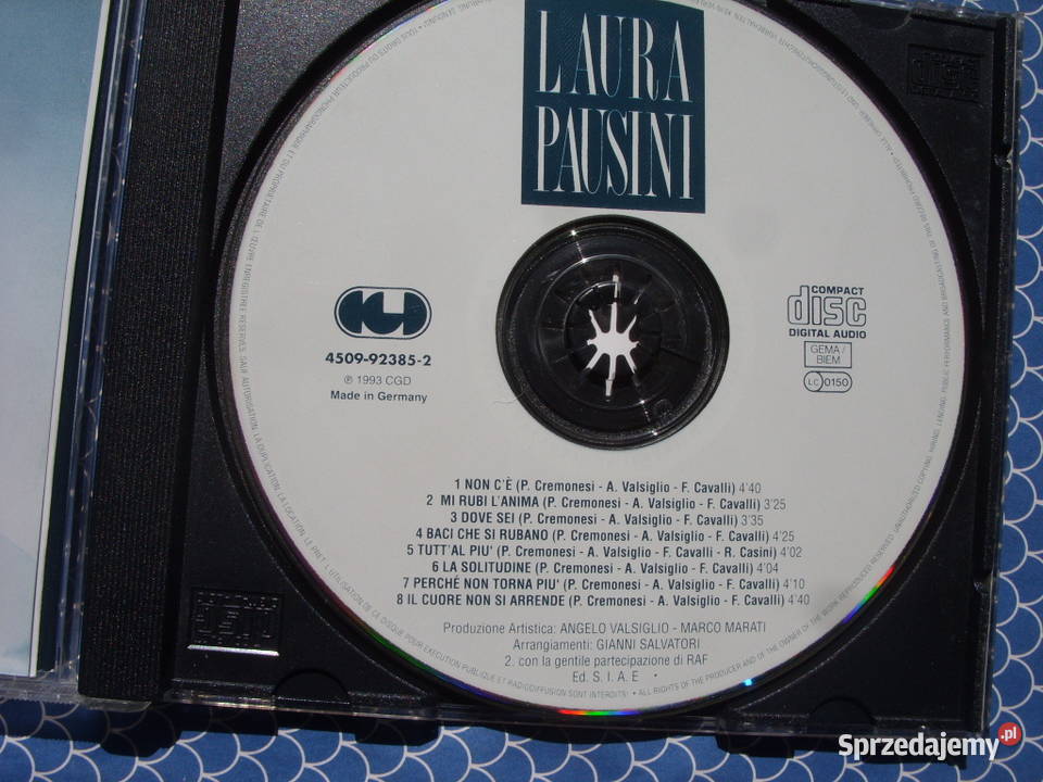 PLYTA LAURA PAUSINI 1 FROM THE INSIDE pop