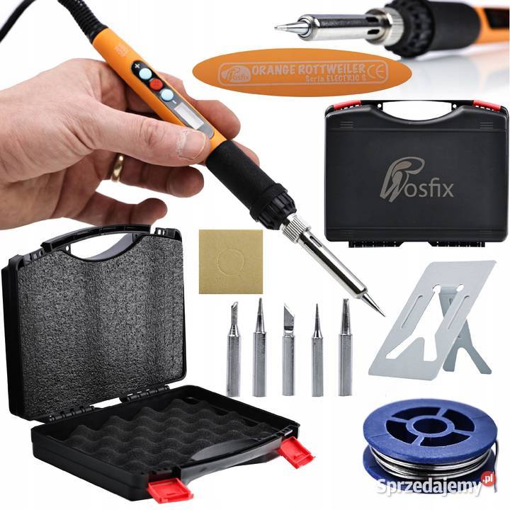 Lutownica 60W z Wyświetlaczem 180500 C 12w1 Ludźmierz sprzedam