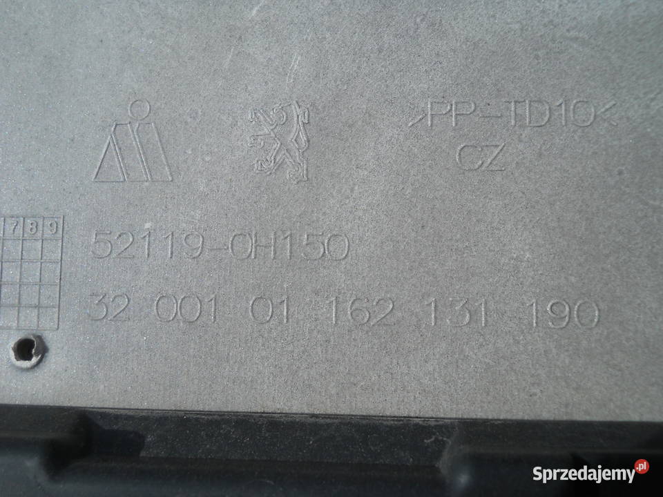 PEUGEOT 108 ZDERZAK PRZEDNI PRZÓD Siechnice