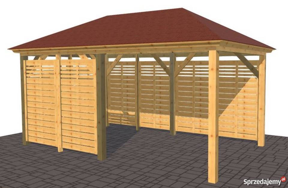Altana Altanka ogrodowa Wiata drewniana dolnośląskie Rębiszów