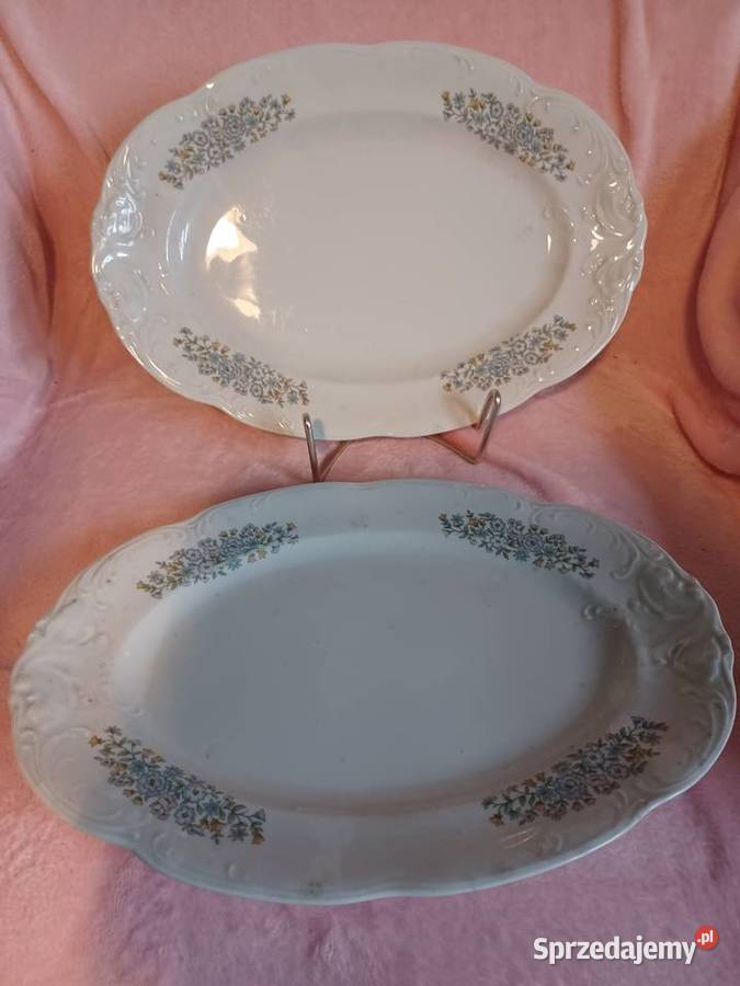 Dwie patery Wałbrzych porcelana PRL Antyki, Sztuka, Kolekcje Łódź sprzedam