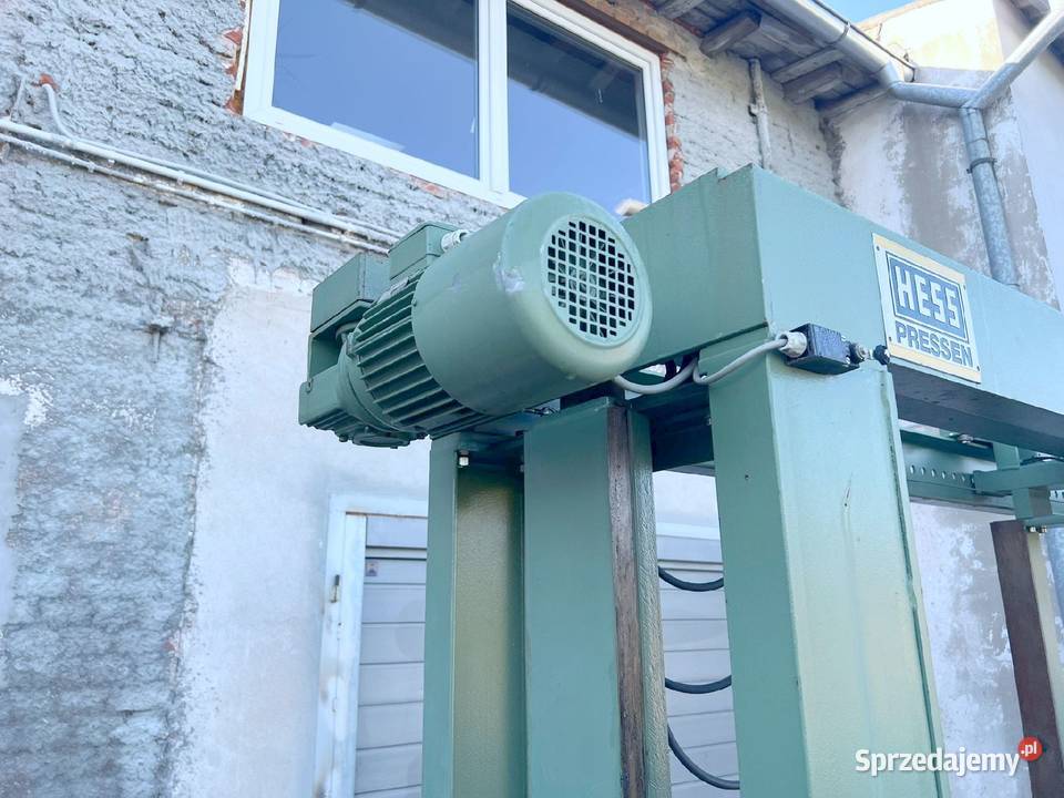 PNEUMATYCZNA PRASA DO KLEJENIA DREWNA HESS lubuskie Zabór sprzedam