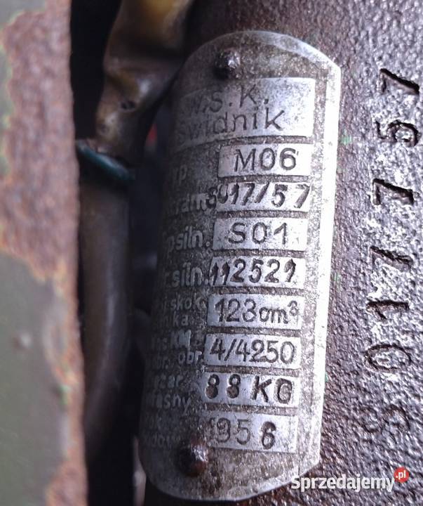 WSK 125 M06 z 1956 zielona WFM 125 SHL łódzkie Radomsko