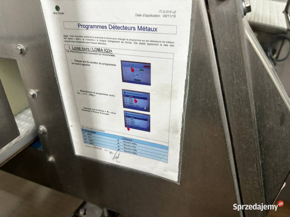 LOMA IQ3 Wykrywacz Detektor metali Produkcja Krotoszyn