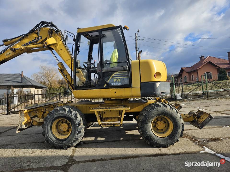 Koparka kołowa Komatsu PW 110 PŁUG PODPORY 12 podkarpackie sprzedam