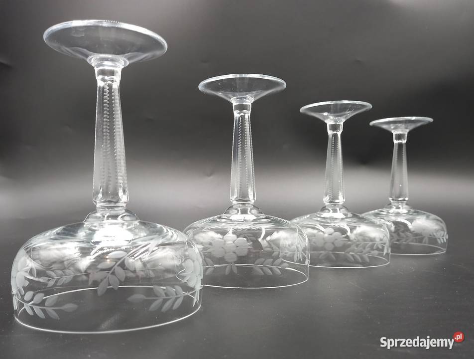 Kryształowe kieliszki Huta szkła Zawiercie