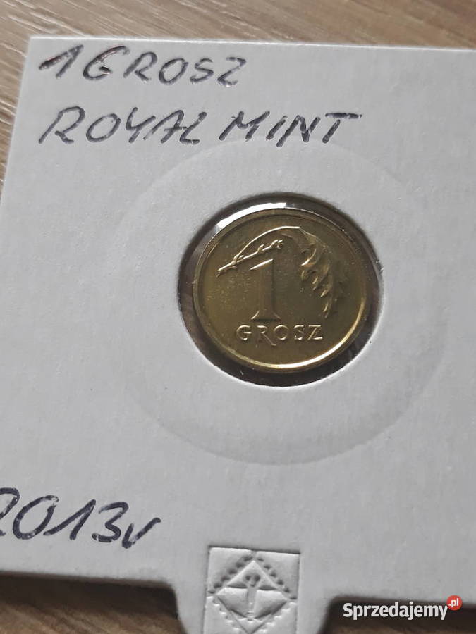 1 Grosz 2013 r Royal Mintnajrzadsza Konin