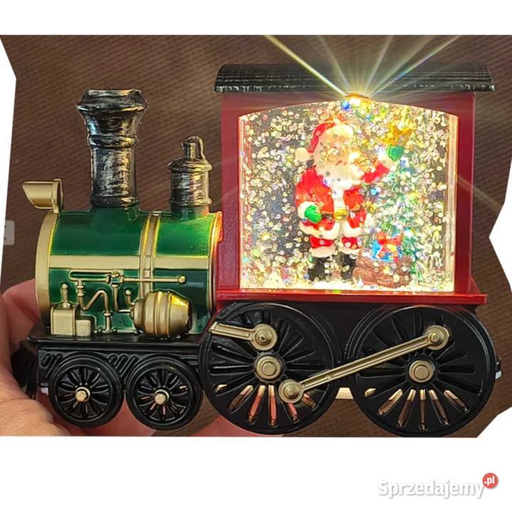 Dekoracja świąteczna lokomotywa latarenka Pozostałe Wałbrzych