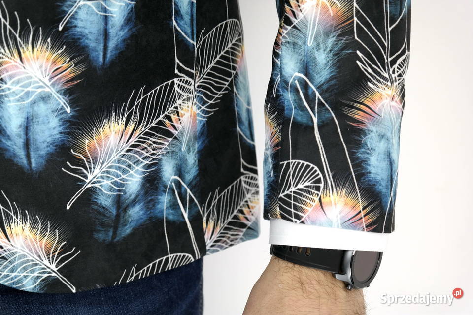 Giovanni Pera marynarka męska w pióra rozmiary Ostrów Wielkopolski