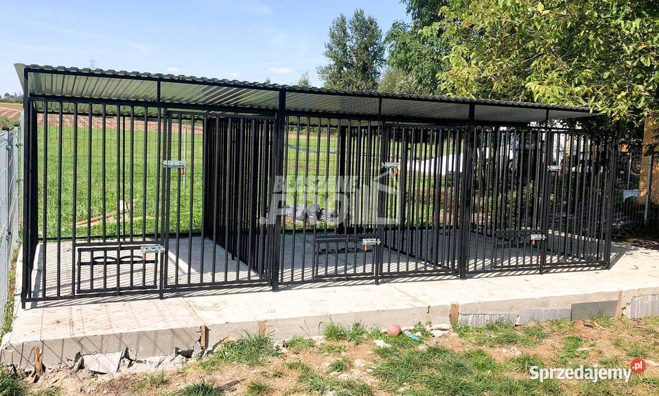 Kojec Psa 3w1 6x2m Klatka XXL 3 stanowiska Łódź