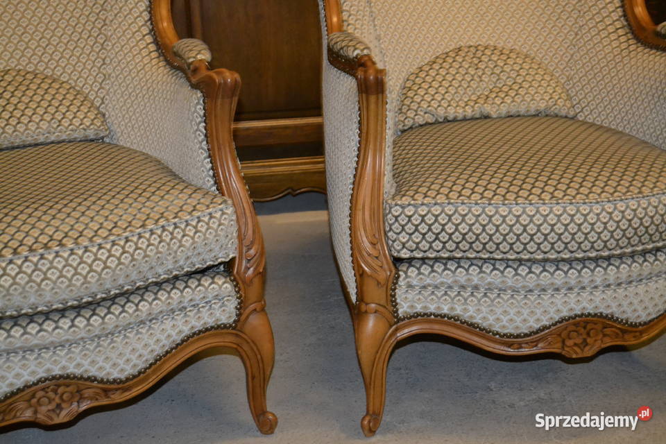 fotele ludwikowskie francja śląskie sprzedam