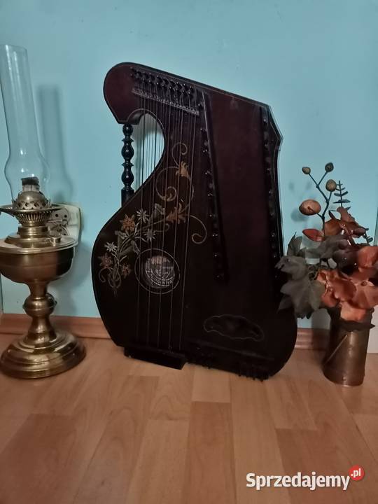 Stara Cytra skrzpcowa Art Deco z lata 20 tych Kraków