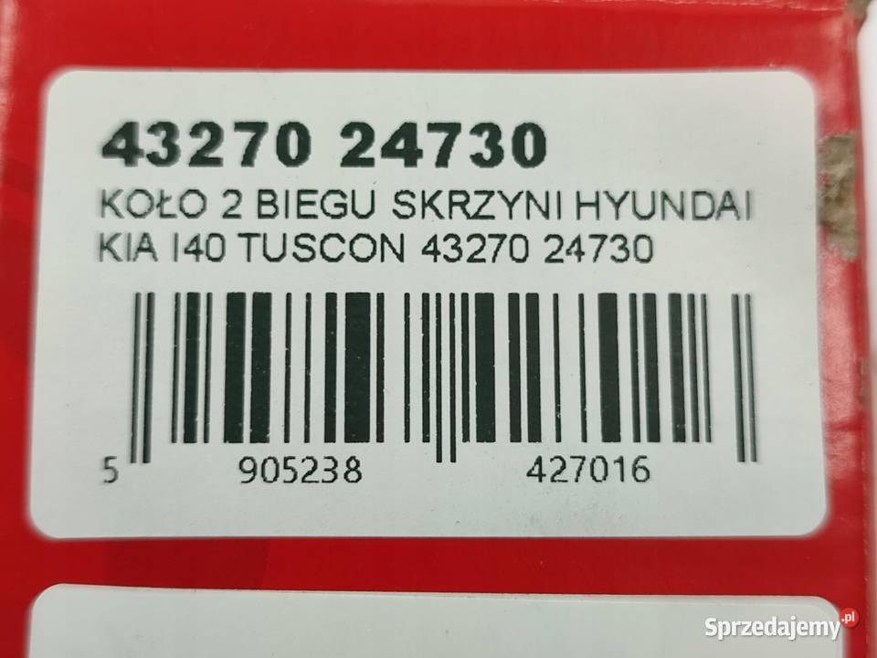 KOŁO 2 BIEGU HYUNDAI TUSCON 2018 i40 20152018 Skrzynie biegów manualne