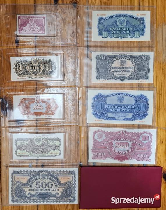 Komplet Banknotów Wydanie Lubelskie Gliwice