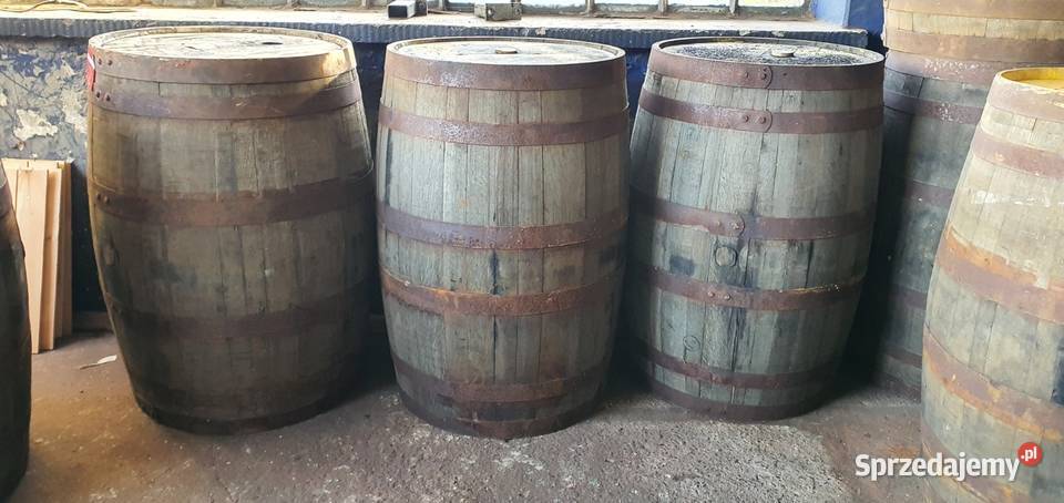 dębowa szczelna beczka drewniana whisky szkockim Poznań