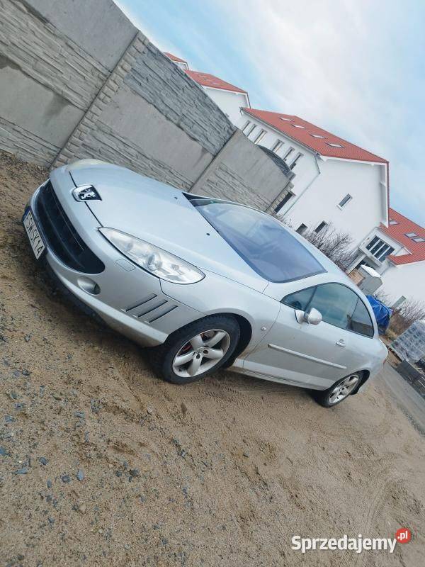 Peugeot 407 coupe benzyna gaz 22 srebrny Słubice