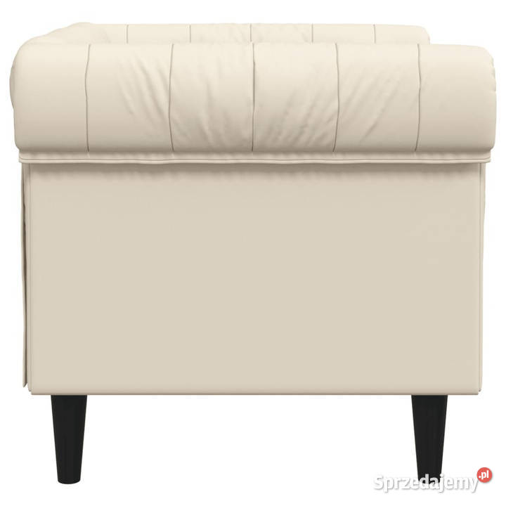 Fotel Chesterfield obity lnem WM372545 mazowieckie Warszawa