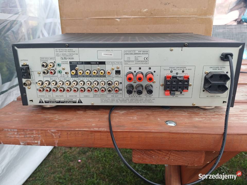 Wzmacniacz kenwood subwoofer kolumny manualna Jatki