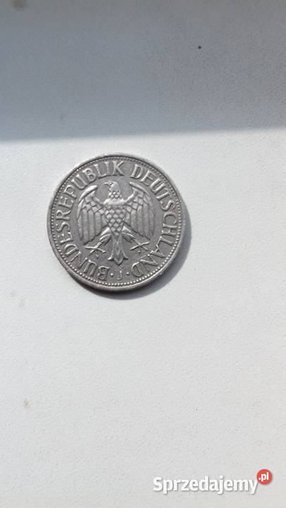 1 marka RFN z 1972 roku mennica Hamburg dolnośląskie Lubań sprzedam