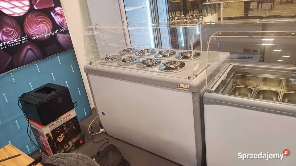 NOWY dystrybutor 8 do lodów witryna lody Łódź