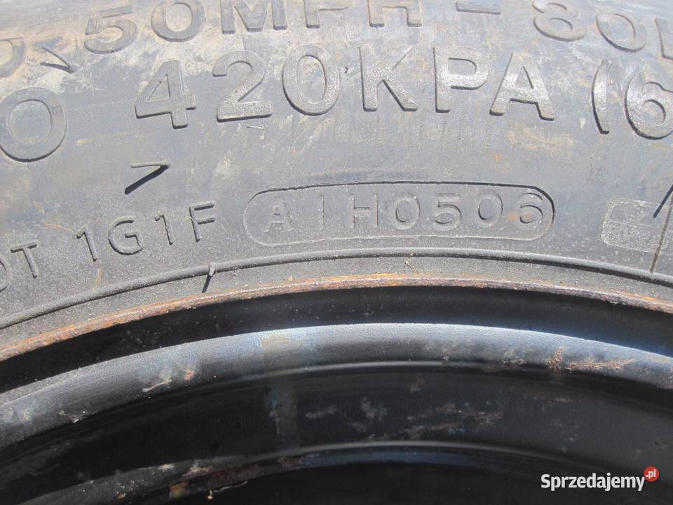 FORD VOLVO koło dojazdowe 1258516 99M 5x108 Koła dojazdowe sprzedam