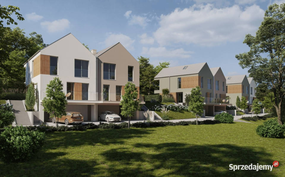 Gotowy DOM 14880 m2 duża działka z własnym lasem bliźniak małopolskie