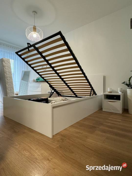 Łóżko sypialniane Tetrix 140X200 BRW biały