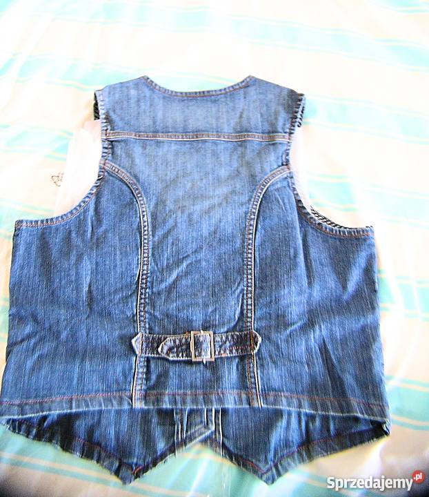 nowa kamizelka dzinsowa SML Pozostałe pomorskie