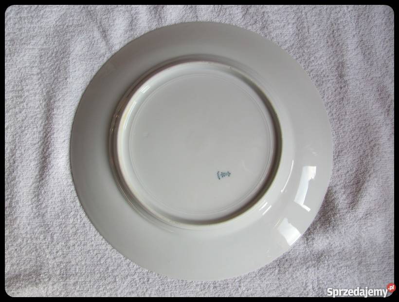 Talerz płaski obiadowy biały SILESIA Płock