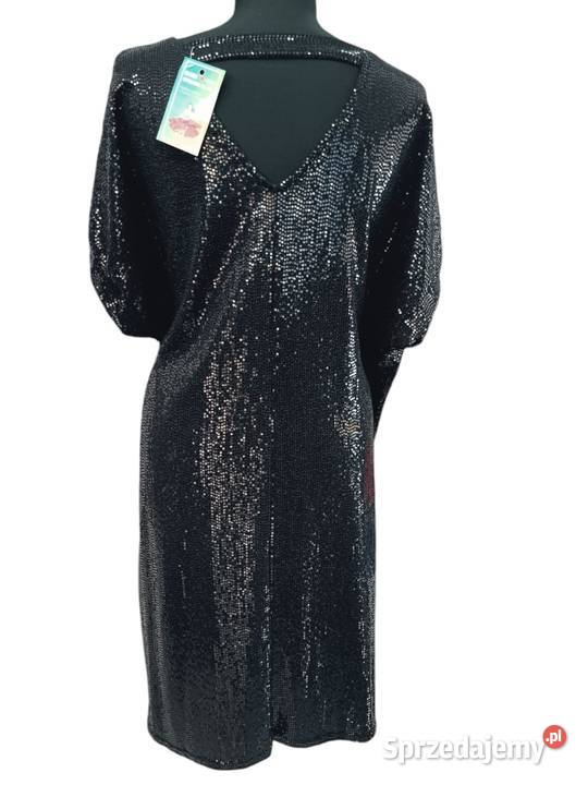 SUKIENKA glamour cekiny rozmiar 4648 biust 132 Długość Midi Wieluń sprzedam