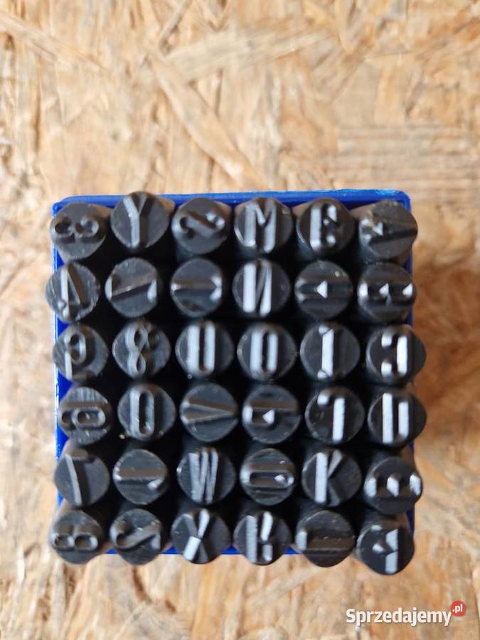 Znaczniki numery i litery 36 6 mm FT3606 wielkopolskie Głogowa sprzedam