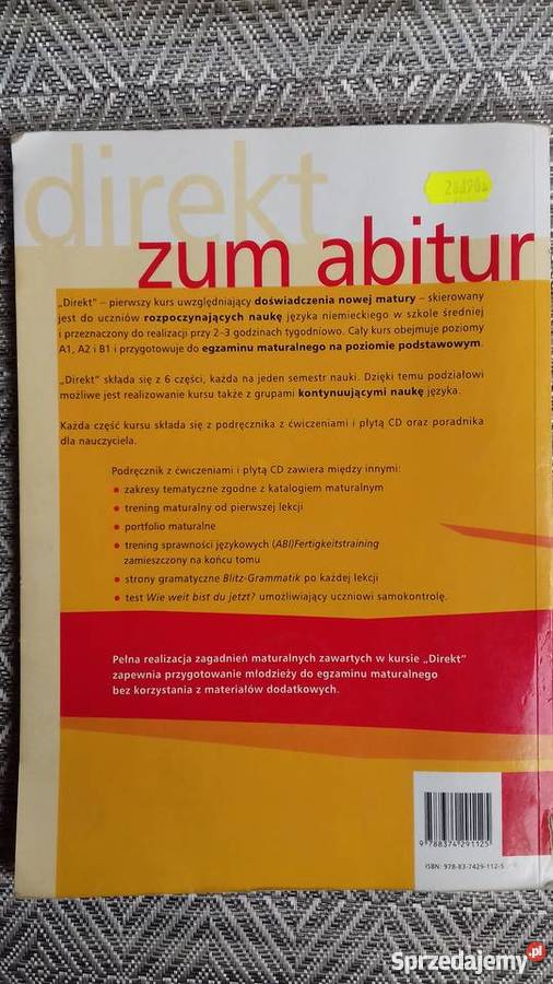 Direkt 1a język niemiecki Rok wydania 2009 Podręczniki mazowieckie Małkinia Górna