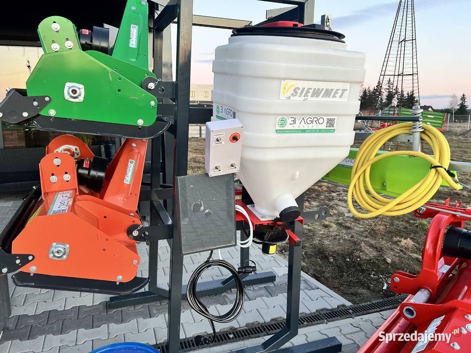 SIEWNIK POPLONÓW 110L Z MIESZADŁEM SIEWMET RATY Trojanów