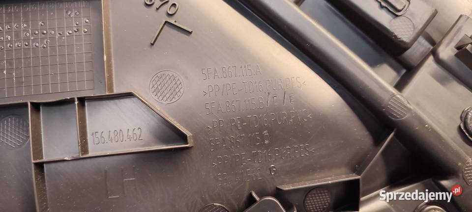 SEAT LEON IV BOCZEK DRZWI LEWY TYŁ 5FA867211C