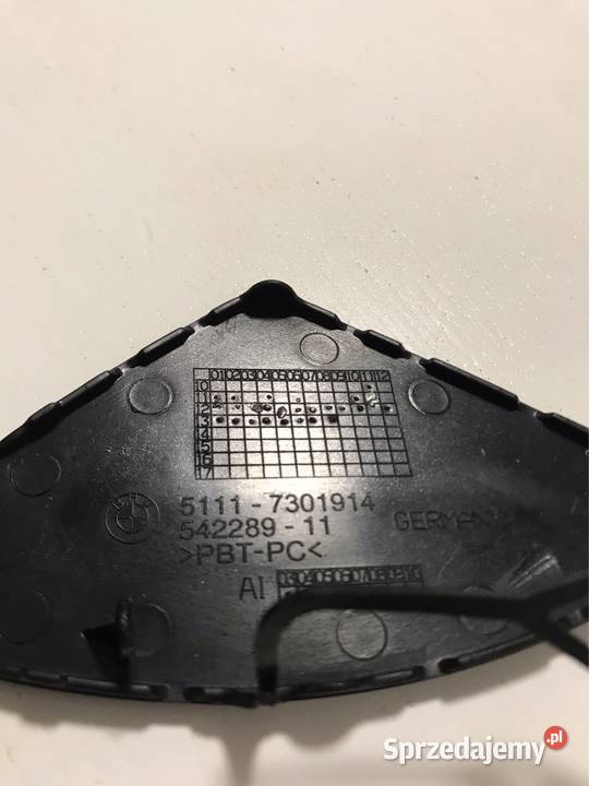 BMW 3 F30 F31 zaślepka haka zderzak przód osobowe