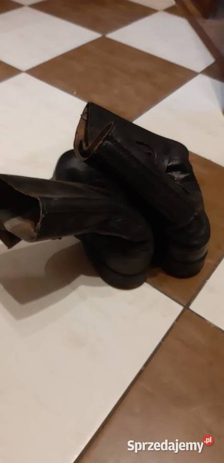 Buty kozaki skórzane męskie skóra Grudziądz