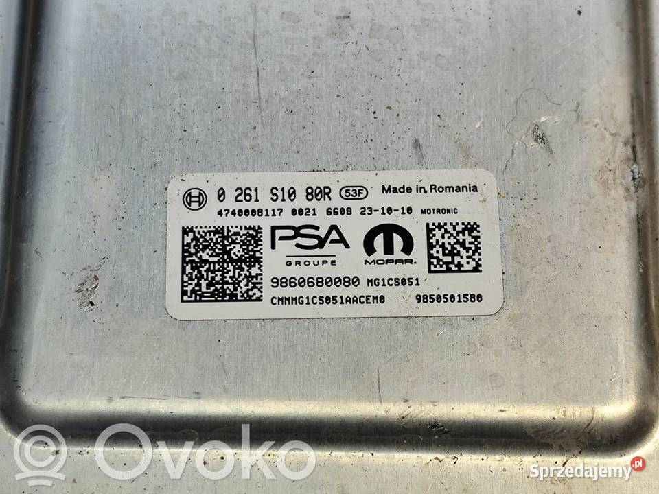 FIAT 600 PEUGEOT 5008 II 12 HYBRID KOMPUTER
