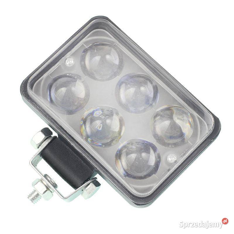 LAMPA ROBOCZA LEDOWA SZEROKA 6 LED SOCZEWKA