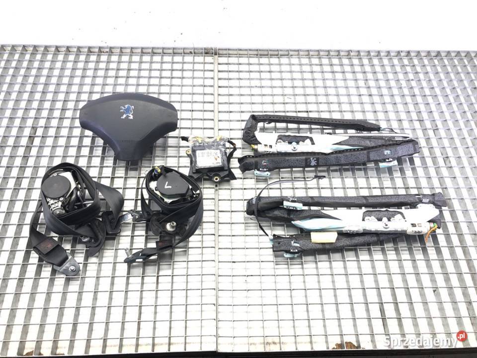 KOKPIT PODUSZKI KURTYNY PASY KOMPLET PEUGEOT 308 podkarpackie