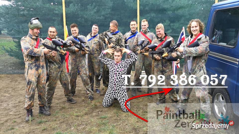 PAINTBALL Trzciel imprezy kawalerski panieński sprzedam