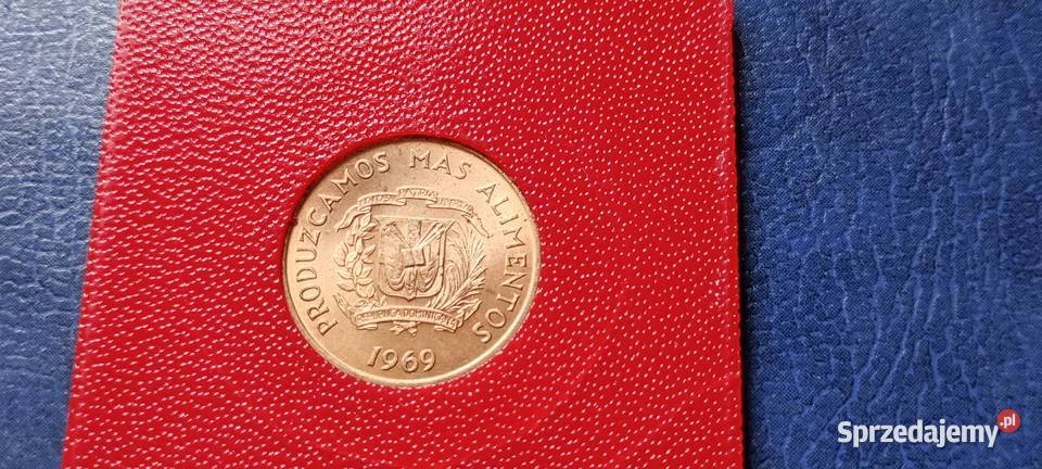 Stare monety 1 centavo 1969 FAO Dominikana Lesko