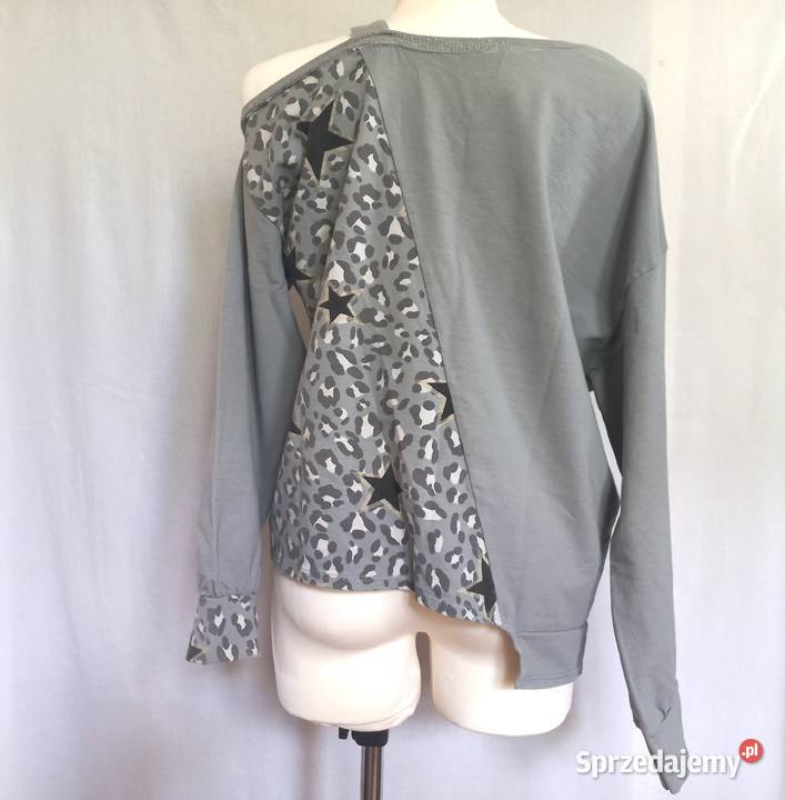 Bluzka zielona Bluza damska Panterka r ML sprzedam